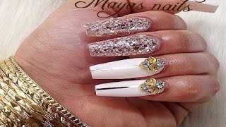 trucos y típs para la aplicación de uñas de acrílico uñas elegantes y sofisticadas 2017