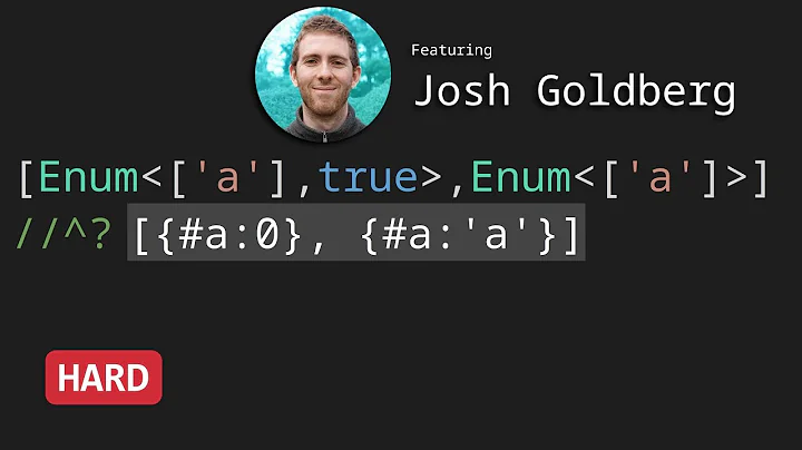 Tuple to Enum Object with Josh Goldberg - TypeScript Type Challenges #472 [HARD]