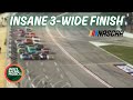 Best nascar finish from the stands 3 wide  atlanta motor speedway