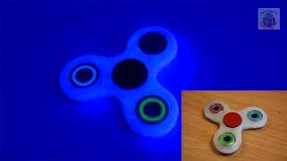 КАК СДЕЛАТЬ СПИННЕР СВЕТЯЩИЙСЯ В ТЕМНОТЕ  СВОИМИ РУКАМИ. Luminous spinner (DIY, Handmade)