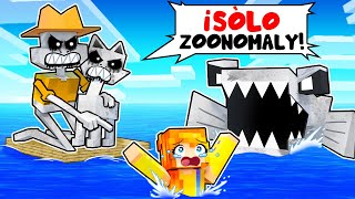 ¡Una Humana en el MUELLE ZOONOMALY en Minecraft!