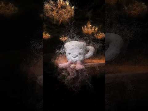 Particle studies with Houdini and Redshift #houdini #luma #nerf