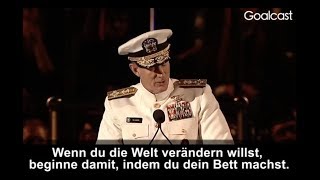 Admiral William McRaven - Change the World (Deutsche Untertitel)