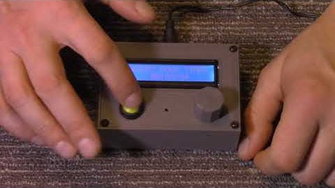 ARDUINO Countdown Timer with alarm (kitchen timer)