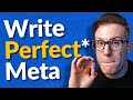 How To Write Perfect* Page Titles and Meta Descriptions for SEO (2021)