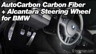 AutoCarbon Carbon Fiber +  Alcantara Steering Wheel OLD V1