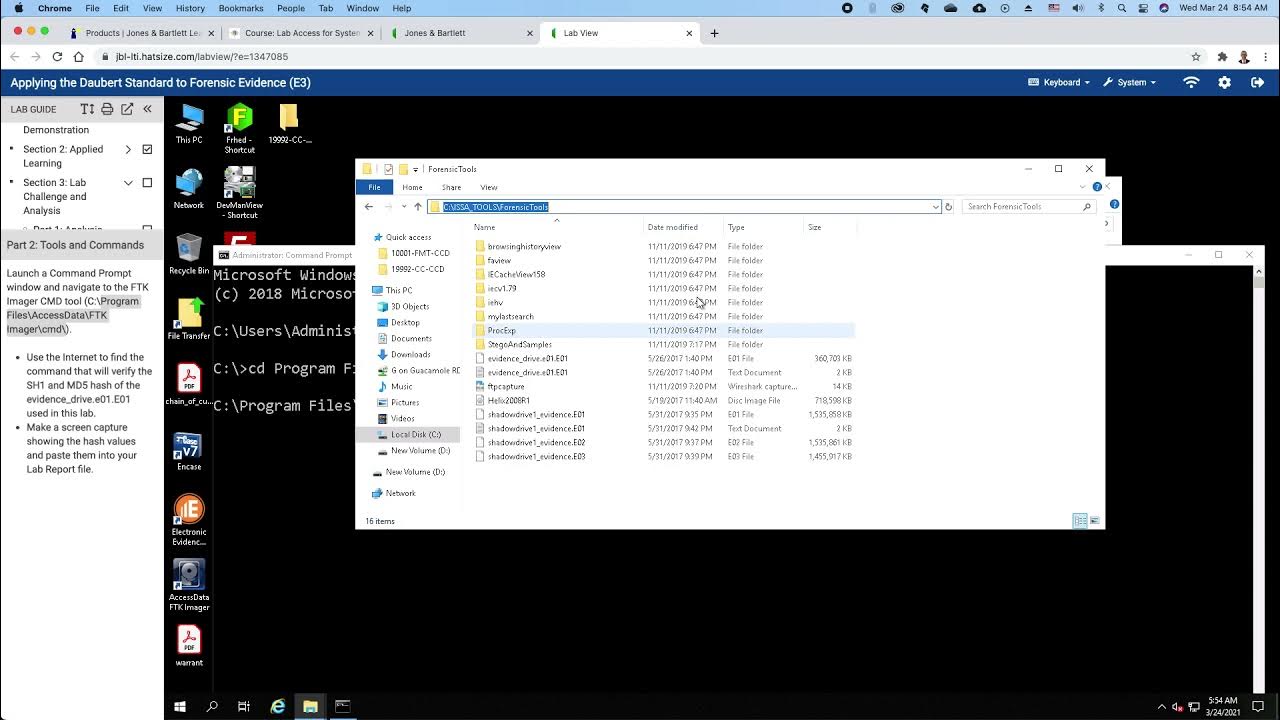 FTKimager Verifying the SH1 and MD5 using Command prompt YouTube