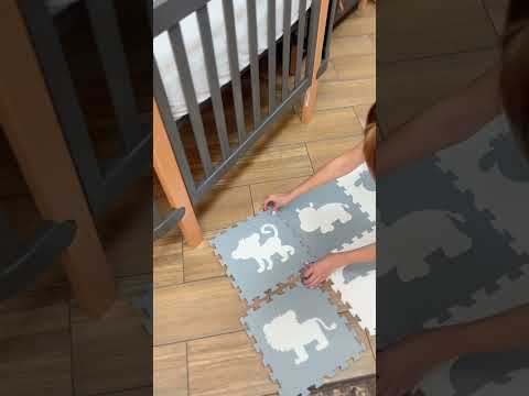 Килимок-пазл Тварини 16 пазлів 31х31х1см+20 бортиків, видео 1