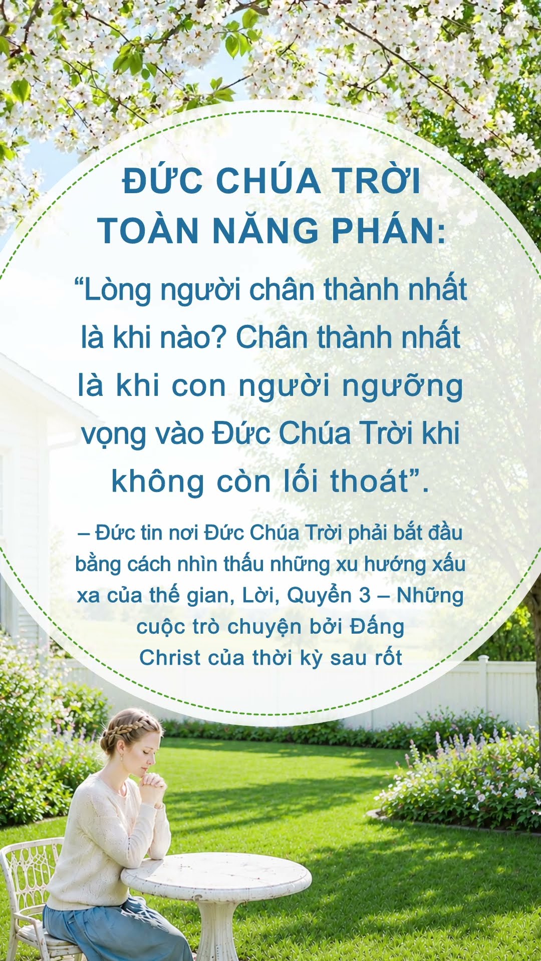 Đừng bỏ lỡ lời Đức Chúa Trời phán với chúng ta