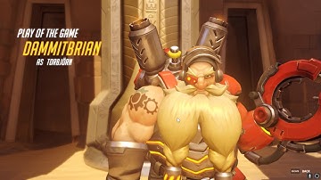 Overwatch:How To Get Play of the Game as Torbjorn