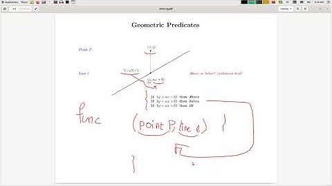 03 Introduction to CG - Geometric Predicates (orientation test)