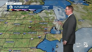 Rain chance Thursday evening