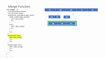 C++ Sorting: Merge Sort Visualizer part 2