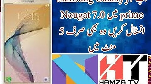 how to update samsung galaxy j7 SM-G610F prime to nougat 7.0(offical fimware)