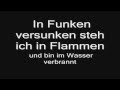 Rammstein - Feuer Und Wasser (lyrics) HD