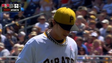 STL@PIT: Locke holds Cards to three in strong outing