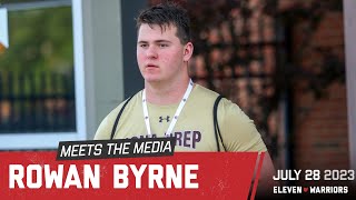 2025 OL Rowan Byrne discusses getting an offer from Ohio State Friday