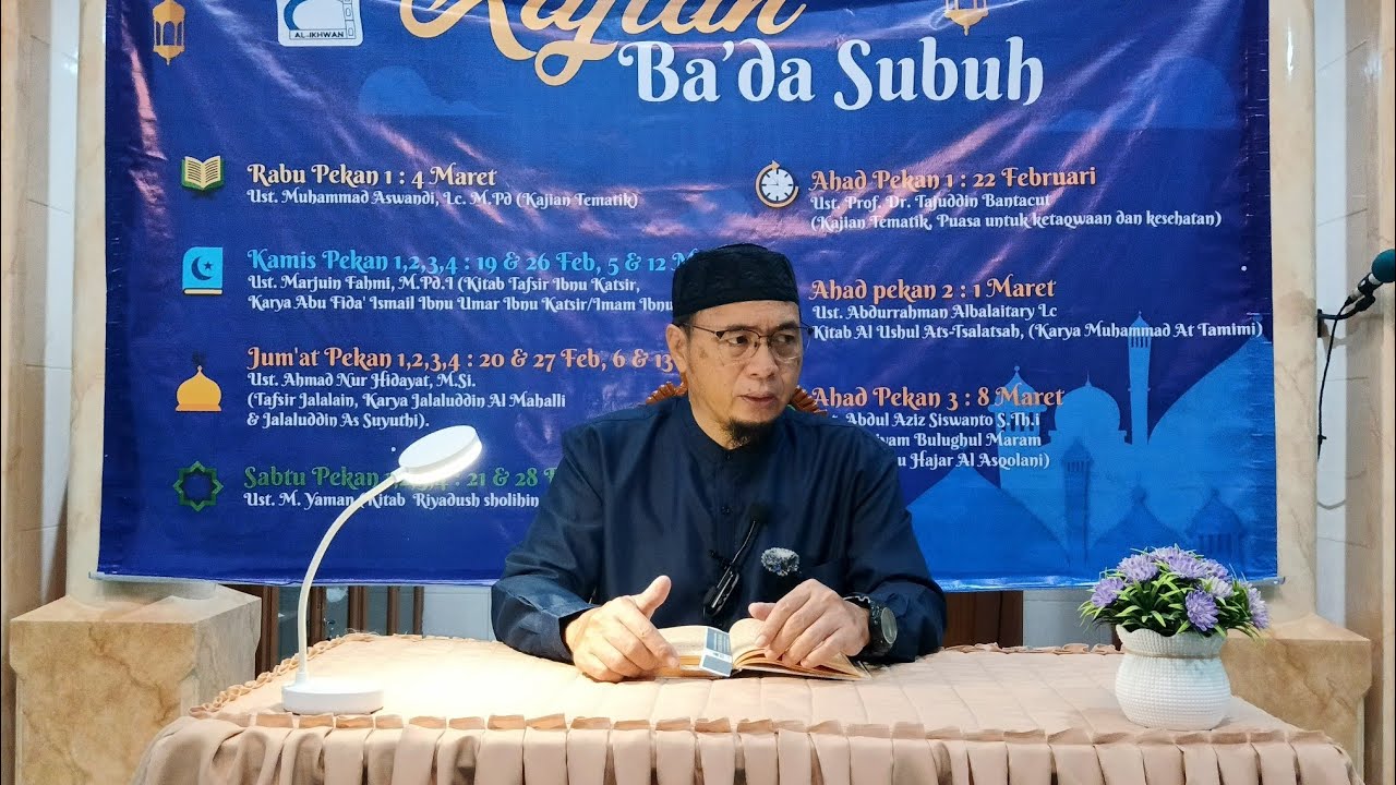Live Kajian Ust. M. Yaman (Kajian Ramadhan DKM Al Ikhwan)