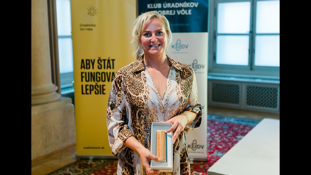 Laureátka Úradníckeho činu roka 2024: Denisa Šukolová