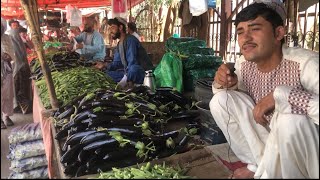 Vegetable business in Arg road Kandahar, Afghanistan