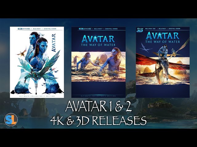 100gb! 😳 Avatar The Way Of Water 4K & 3D Blu-ray Releases 