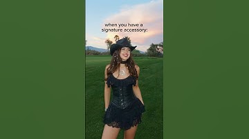 POV you have a signature accessory: