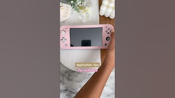 Application tips for applying the pink skin on my switch lite