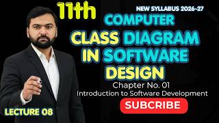 Class Diagram | 1st Year Computer Science Chapter 1 | Software Engineering in Urdu/Hindi