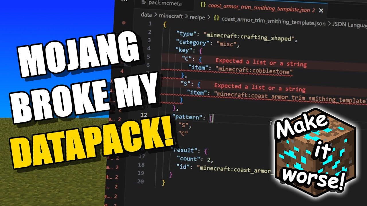 Minecraft But Mojang Broke my Datapack - Make it Worse | Episode 6