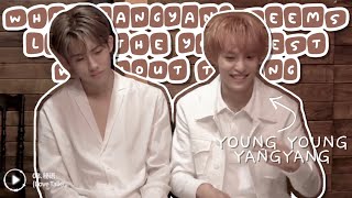 when yangyang seems like the youngest without trying