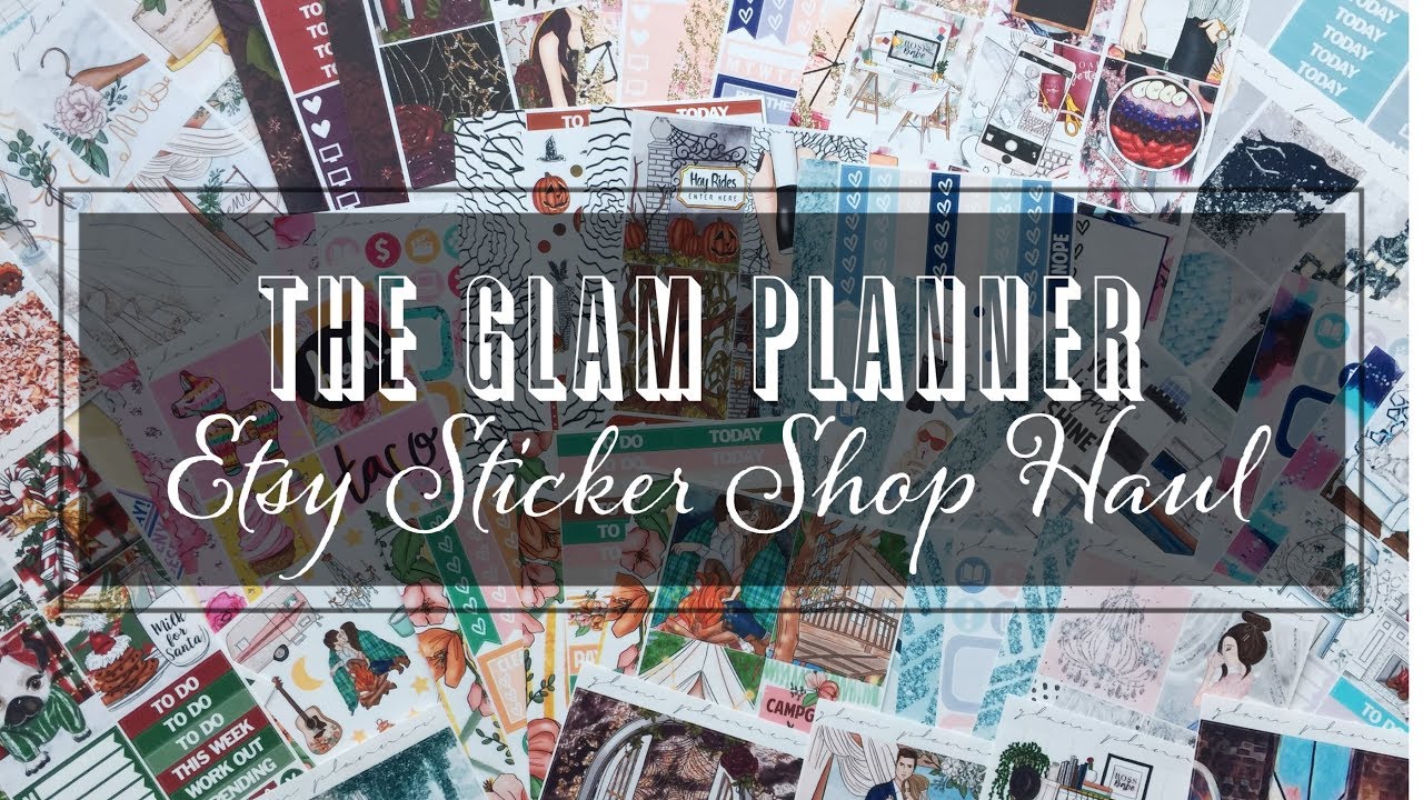 the glam planner etsy