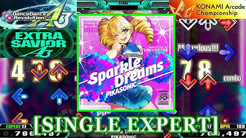 【DDR A3】 Sparkle Dreams / PIKASONIC [SINGLE EXPERT] 譜面確認+Clap