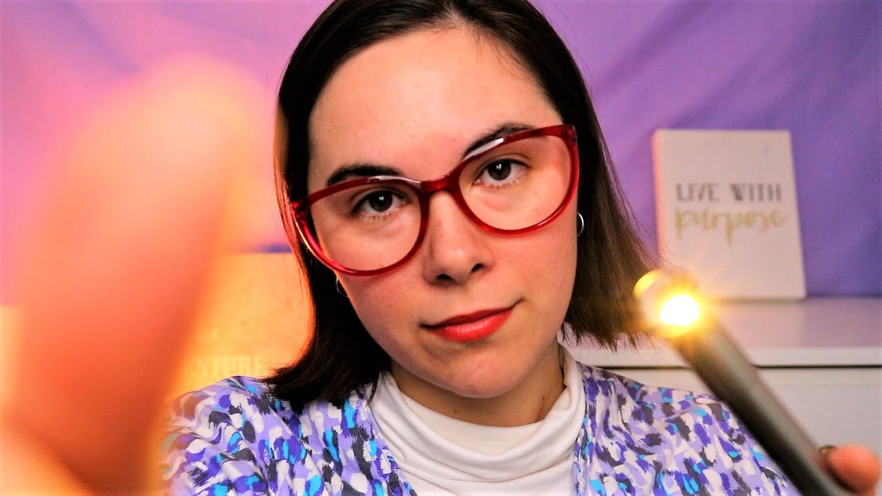 Orbital Medical Exam.. Light Sensitivity.. Eye Tests.. ASMR 👩🏻‍⚕️