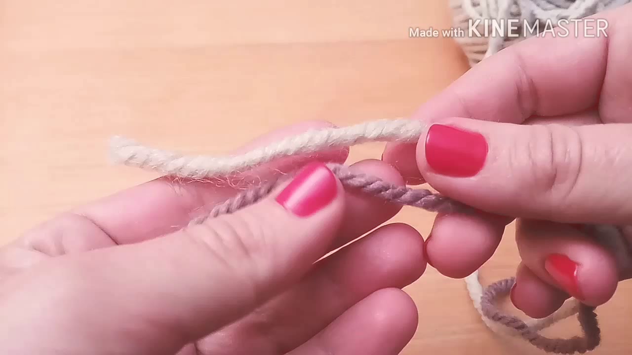 Nus invisible fàcil Nudo invisible tejer y bolillos