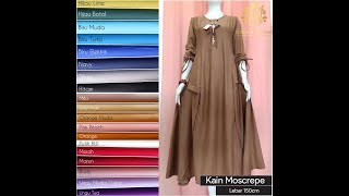 Kain Moscrepe bahan Moscrepe