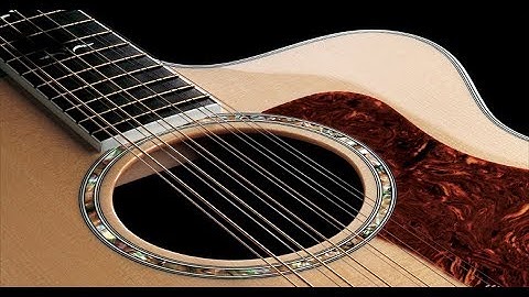 12 String Guitar Improvisation - Rolling Shutter Effect