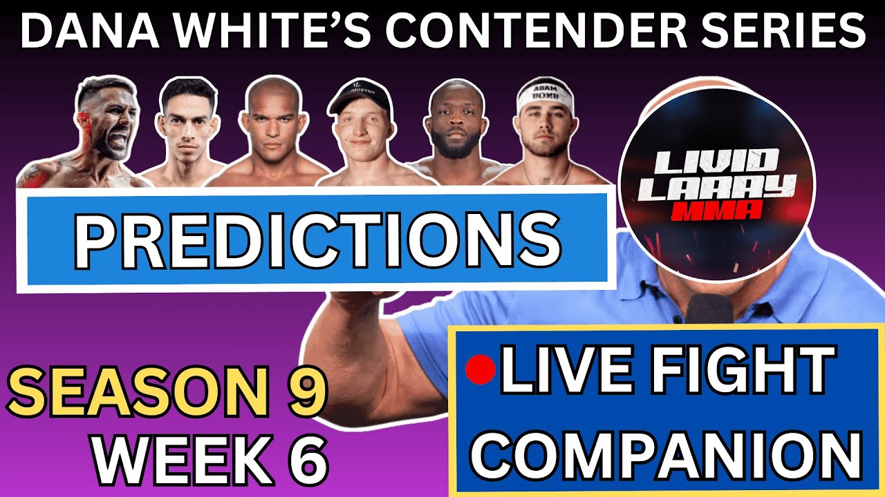 DWCS 2025: WEEK 6 - LIVE Fight Companion