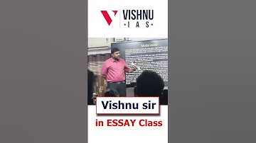 Vishnu sir in ESSAY Class| APPSC/TSPSC GROUP - 1