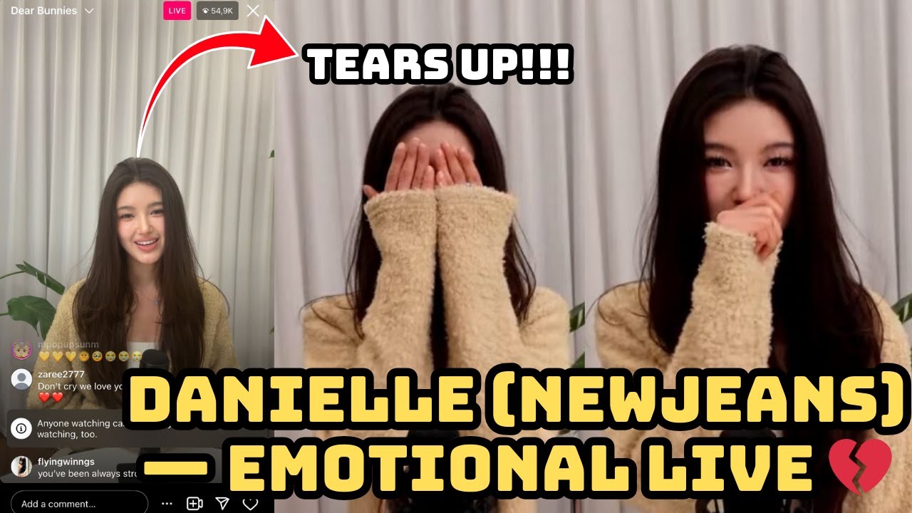 Danielle Tears Up During Emotional Livestream 💔