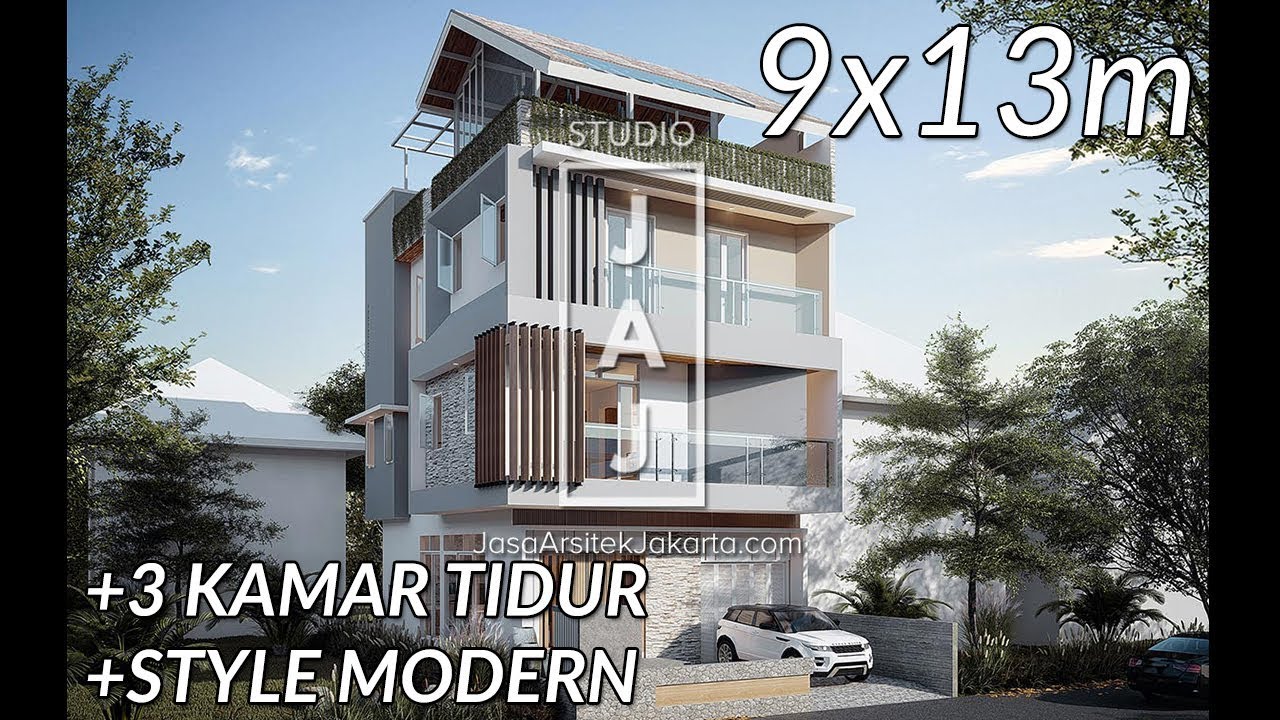 4 Storey Modern Home Design In Jakarta Jasa Arsitek Jakarta