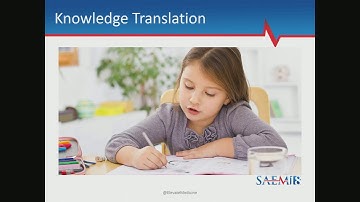 Knowledge Translation:Transforming Evidence into Practice