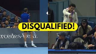 Daniil Medvedev disqualified against Novak Djokovic! (Beijing 2026) screenshot 4