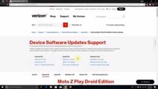 (Verizon Wireless) Motorola Moto Z Play Droid Android 8.0 Oreo screenshot 2