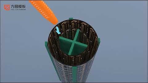 How to use  wood circular column forms to make elliptical concrete column