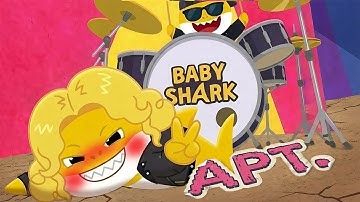 ROSÉ & Bruno Mars - APT. (BabyShark Version) | Kid Song | NurseryRhymes