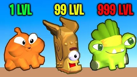 Om Nom Merge! MAX LEVEL RARE CUTE MONSTERS EVOLUTION!