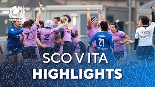 HIGHLIGHTS | Scotland v Italy | TikTok Women&#39;s Six Nations 2023