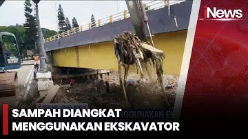 Pascabanjir, Sampah Menumpuk di Bawah Jembatan Kemang Pratama, Bekasi | iNews Sore | 08/03