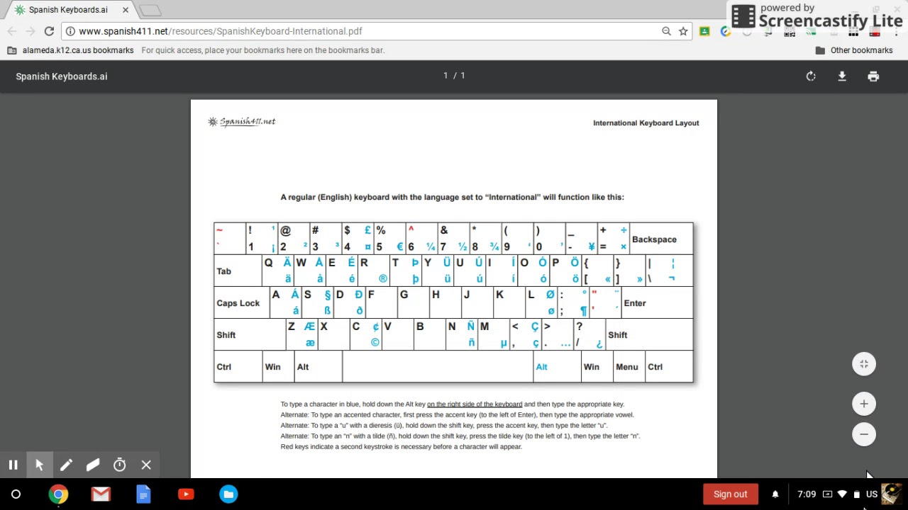 Enable the International Keyboard on a Chromebook - YouTube