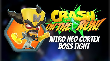 Crash Bandicoot: On the Run - Nitro Neo Cortex Boss Fight!